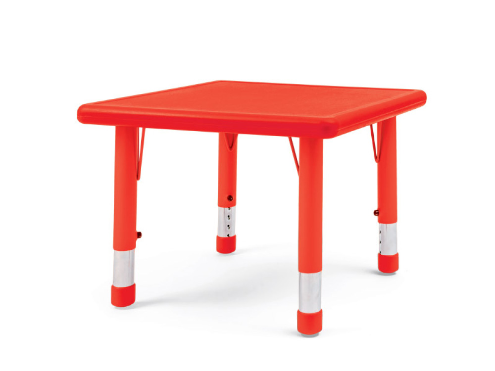 Butterfly square table - red