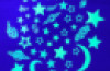 UV Glow in Dark (Moon, planets and stars – 43 piece set)