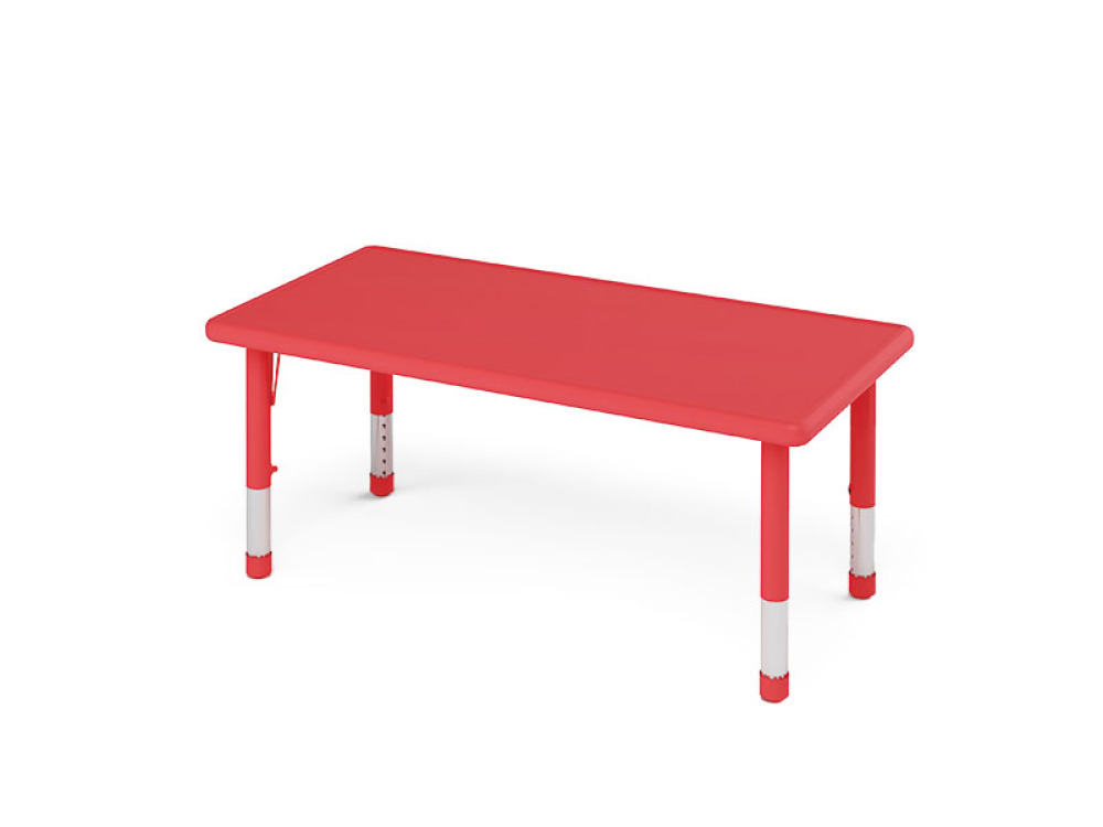 Butterfly table rectangular red