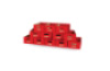 12 - big cardboard trays - Red