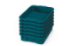 Small plastic containers - eco blue-green - 06