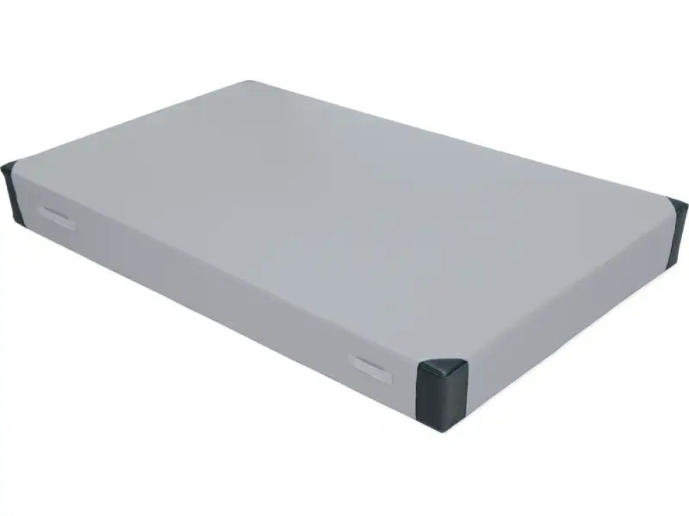 Gym mat with reinforced corners 20 cm. Grey