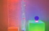 Colour changing Cube stool 40cm