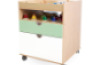 Cubo. Cabinet with musical instruments