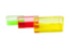 Fidget Ooze Tube (3x Rectangle) Yellow, Red and Green