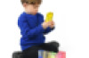 Fidget Ooze Tube (3x Rectangle) Yellow, Red and Green