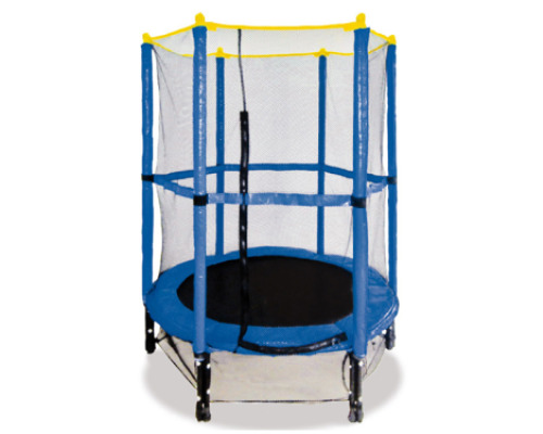 Trampoline with net