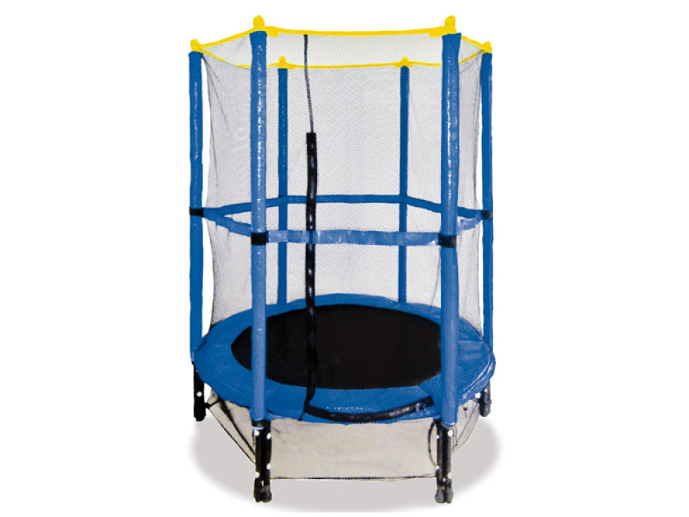 Trampoline with net