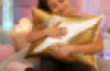 3kg Weighted Cushion- Gold and White