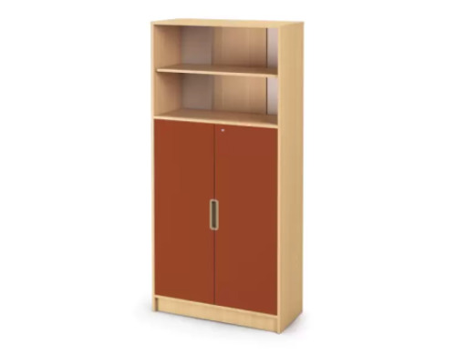Tall Cabinet 92 with doors and lock - Type B - Brick