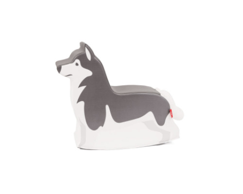 Husky dog. Foam rocker