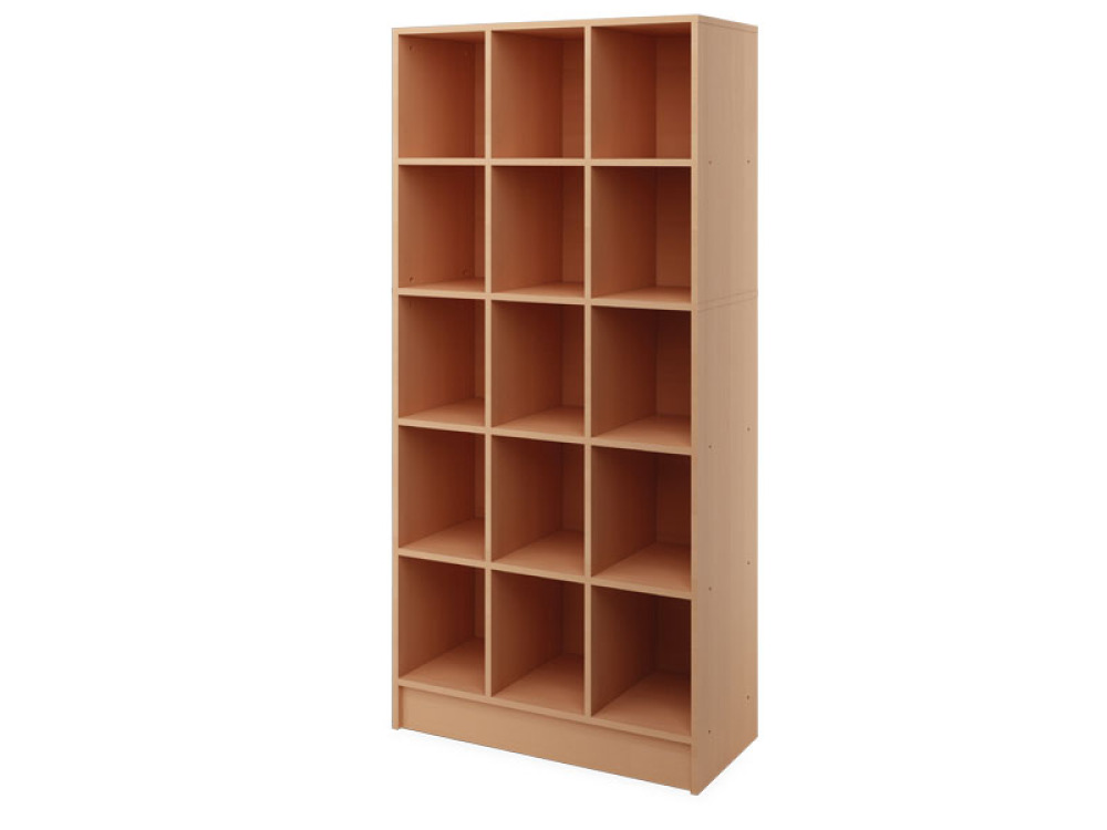 Prima open cubby hole unit 15 (beech)