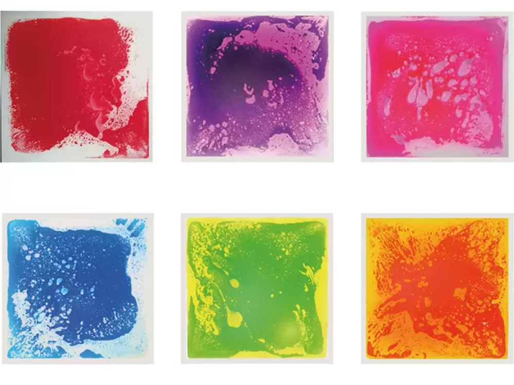 Lava - small square sensory panels