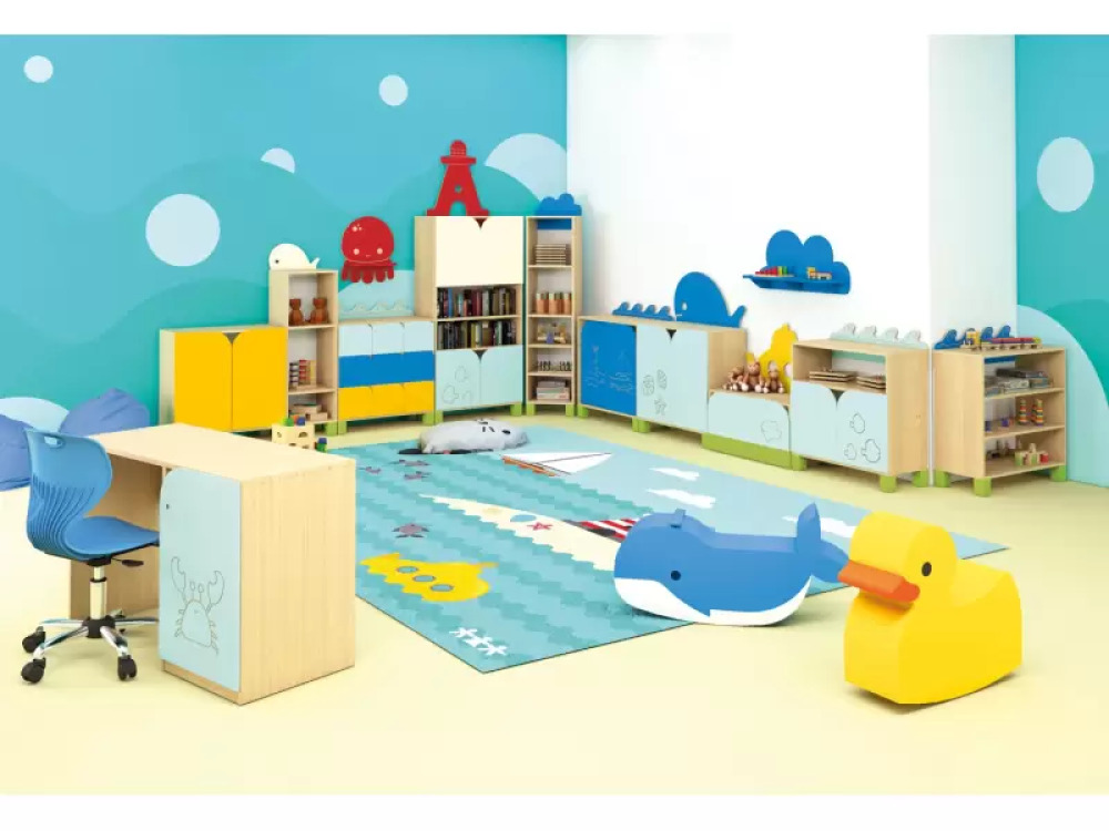 Shelving unit Blue Wave