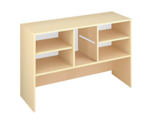 Storage Unit M with shelves for trays and containers - Beech