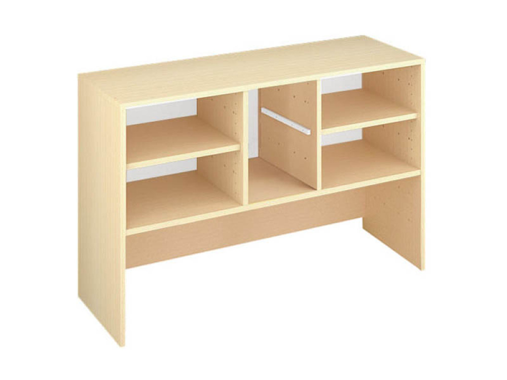 Storage Unit M with shelves for trays and containers - Beech