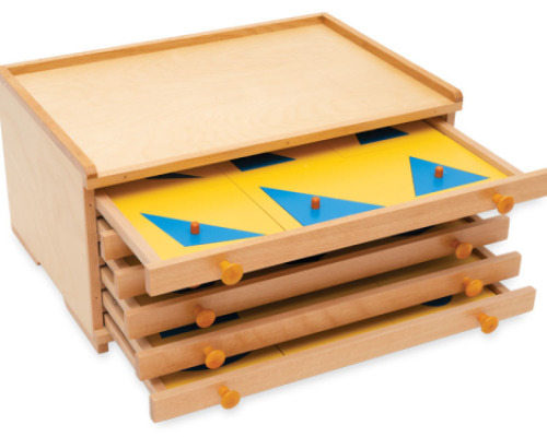 Geometric cabinet. Cabinet with geometric figures