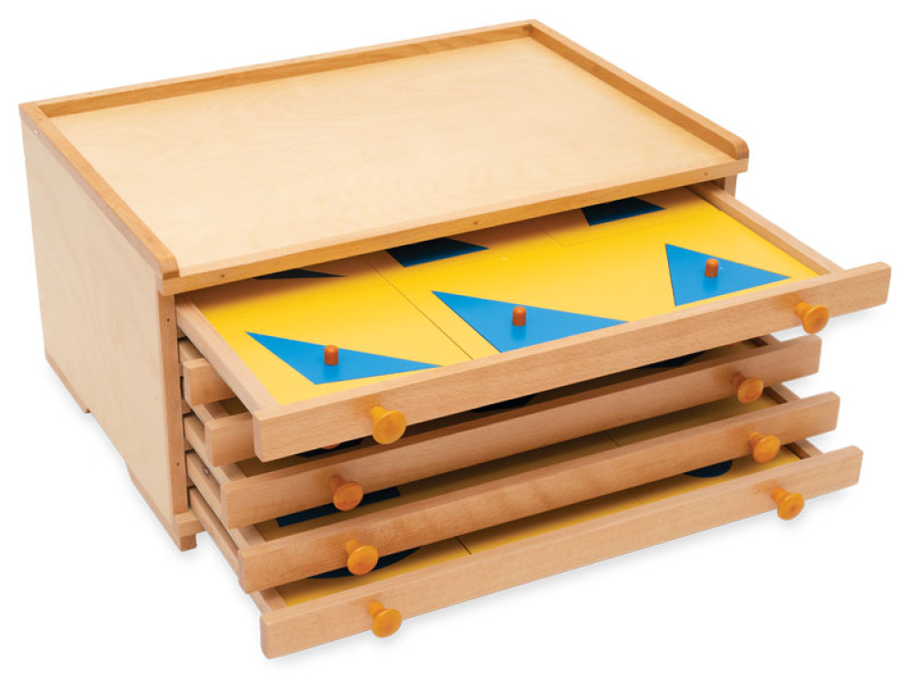 Geometric cabinet. Cabinet with geometric figures