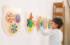 Manipulative board - bear - gears