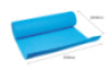Wide gymnastic mat. Blue