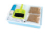 Illuminated mini sandbox with sensory sand