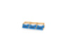 6 - small wooden trays - Blue