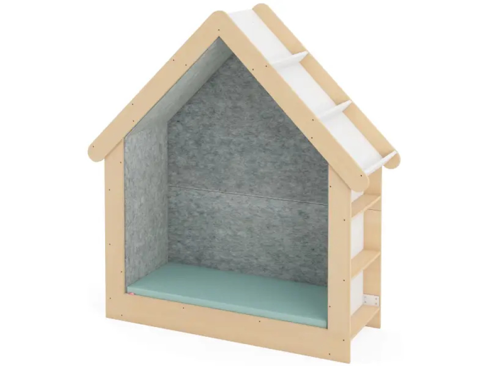 Mattress for quiet hideout with bookcase. Mint