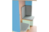 Cubo Maxi Hiding House with corner seats