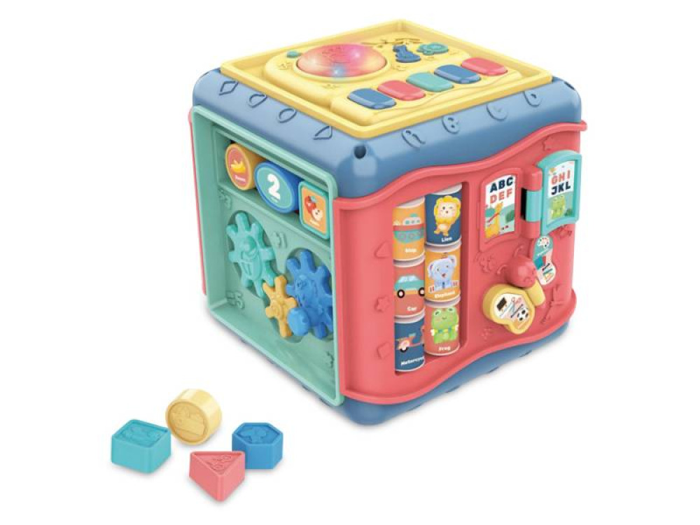 Multifuction cube wich music and light