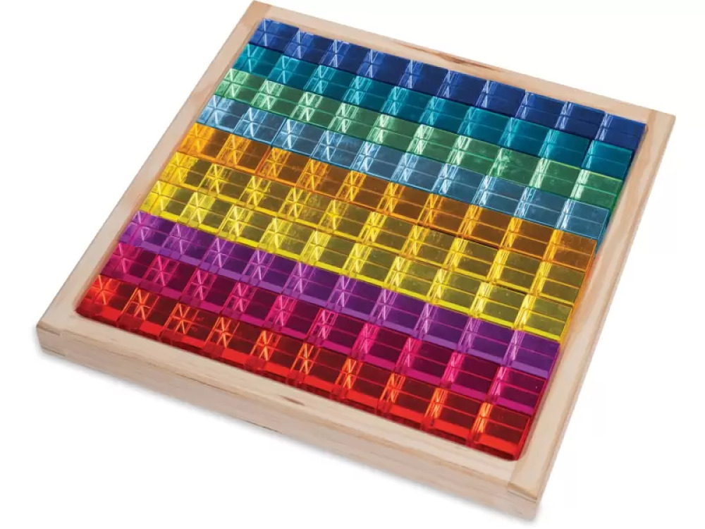 Acrylic cubes with mirror tray