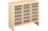 Storage Unit M with compartments - Beech