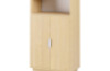 Medium cabinet with a pair of doors - birch. Exclusive