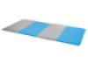 Foldable gymnastics mat 4-part. Sea-grey