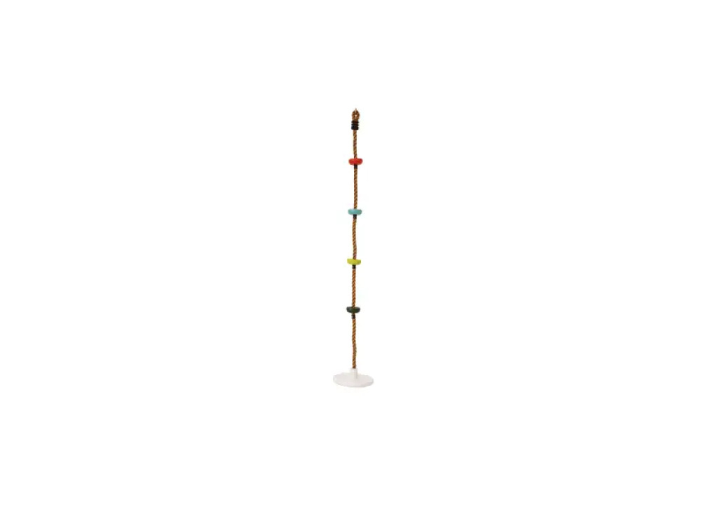 Light swing with climbing rope