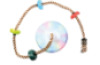 Light swing with climbing rope