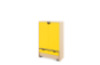 Storage Unit XL with shelves + doors & container - Yellow