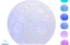 Colour changing moon rock with remote