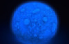 Colour changing moon rock with remote
