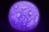 Colour changing moon rock with remote