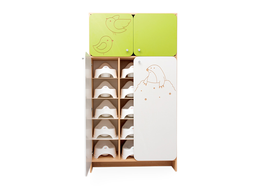 Chamber pot storage unit Minty