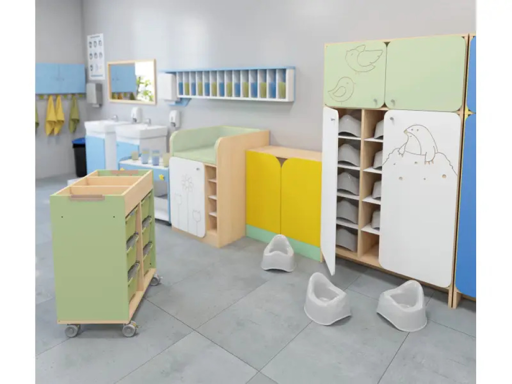 Chamber pot storage unit Minty