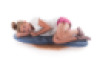 Large Rotating Sensory Skateboard Bean-Shaped