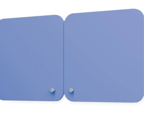 2 doors for top cabinet for potties. Blue. Cubo collection