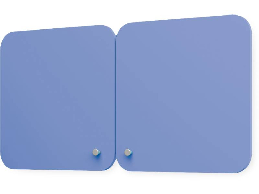 2 doors for top cabinet for potties. Blue. Cubo collection