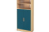 Tall Cabinet 92 with doors and lock - Type B - Emerald blue