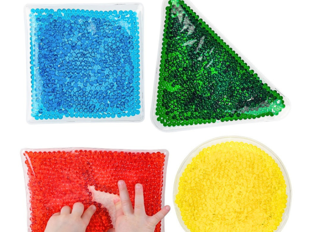Sensory Soft Bead Filled Squidgy Shapes (Set of 4)