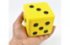 Foam dice with dots