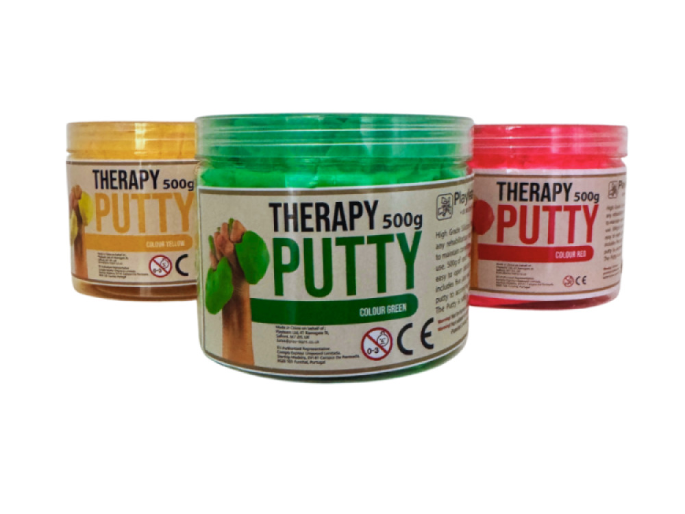 500g Therapy Putty : Green / Medium