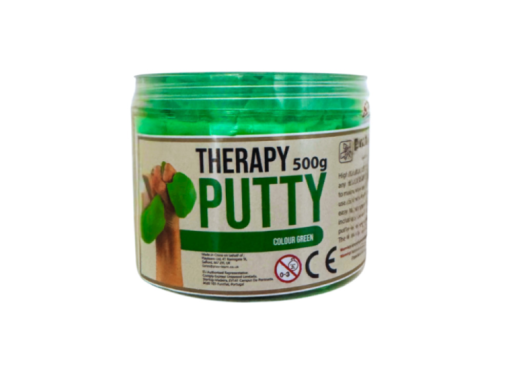 500g Therapy Putty : Green / Medium
