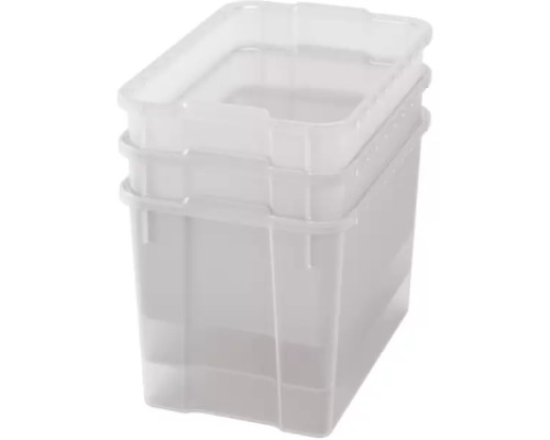 Extra large plastic containers - transparent - 03